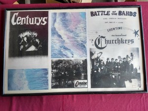 Vintage Framed 1960s Band Posters