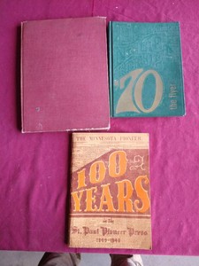 (3) Vintage Collectible Books - Pioneer Press, Etc