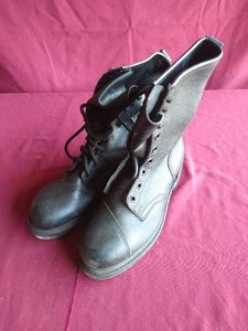 Black Leather Boots - Unknown Origin