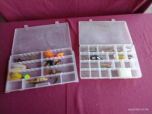 (2) Cases With Fishing Lures