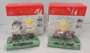Peanuts Porcelain Hinged Boxes Reading the Good Parts & Piano Man