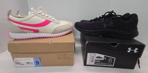 Womens Sneaker Lot Steve Madden Denney & UA Mojo 2 Size 9