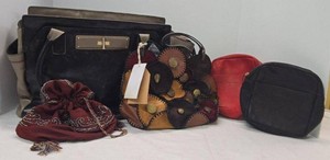Mixed Handbag Lot Banana Republic Firenze Bella Cosmetic Bags Pouches