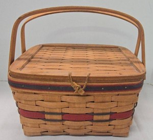 Longaberger Crisco American Pie Celebration Basket With Lid