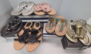 Womens Sandal Lot Vince Camuto Merona b.o.c. Croft & Barrow