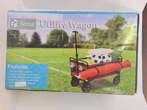 Seina Utility Wagon Folding Outdoor Beach Sports Cart New In Box