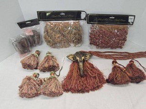 Decorative Tassel Fringe Tiebacks Key Tassels Upholstery Trim Lot