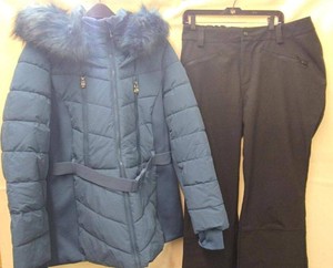 F.O.G. Puffer Coat & Free Country Snow Pants Womens Plus Size Set