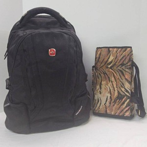 SwissGear Backpack & Jade Rolling Shopping Tote Bag Travel Lot