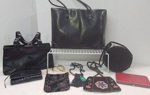 Mixed Handbag Purse Lot Eddie Bauer Tote Beaded Evening Bags Clutches