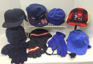 Lot of Vintage Winter Hats Gloves Caps Roots Looney Tunes Acme