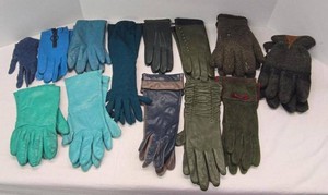 Vintage Womens Glove Lot Leather Knit Long Dress Winter Styles