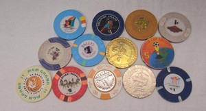 Vintage Las Vegas Casino Chips & Tokens Mixed Collection MGM Mirage