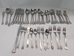 Noritake Serenade Stainless Flatware with Miscellaneous Pattern Pieces