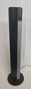Lasko 48in Tower Fan w Ionizer Oscillation Black Silver Floor Fan