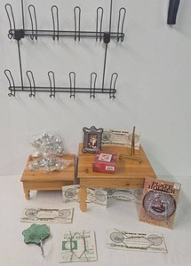 Decorative Display Accessories Lot Plate Hangers Frames Door Hooks