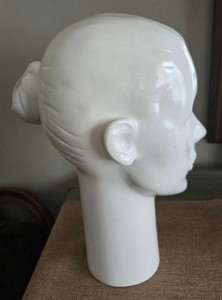 Goldsmith White Female Mannequin Head Bust Store Display 13in USA