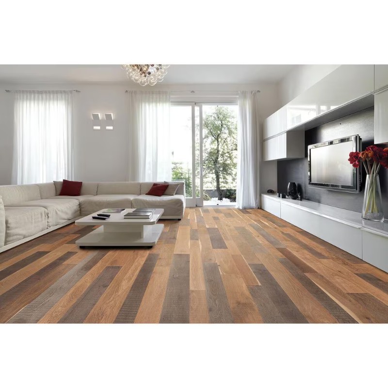 620 Sq ft Real Engineer Reclaimed Timber Color Torchlight Random Lengths 4,5,6 W   SKU EWX