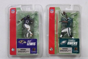 McFarlane NFL Ray Lewis & Terrell Owens 2nd Edition Figures (Lot of 2)