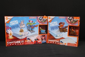 Hexbug Nitro Circus Capture It & Freestyle Stunt Sets (Lot of 2)