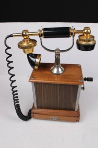 Antique 1944 Japanese Crank Telephone