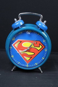 Superman SUP3009 DC Comics Twin-Bell Alarm Clock (not tested)