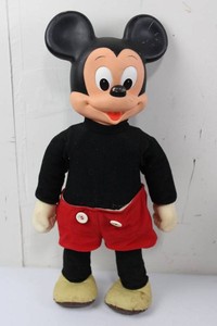 Vintage Walt Disney Productions Marching Mickey Mouse Plush 19.5H