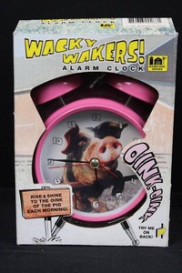 Wacky Walkers Barnyard Series Pig Alarm Clock (not tested)