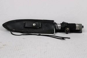 Military-Style Fixed-Blade Survival Knife With Sheath