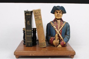 Vintage Soldier Display with Kiplings Works