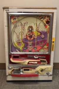 Vintage Maruhon Challenge Pachinko Machine With Sanyo Mechanism (not tested)