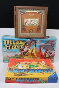 Valley of the Pharaohs, Bulldog Dozer & Labyrinth - 3-Game Mixed Lot