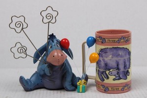 Eeyore Figurine, Mug & Balloon Decoration Mixed Lot