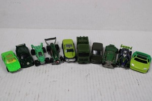 Assorted Die-Cast Toy Cars & Trucks - 10pc Mixed Lot