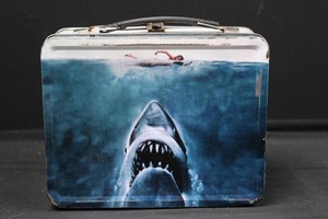 Vintage Jaws Metal Lunch Box