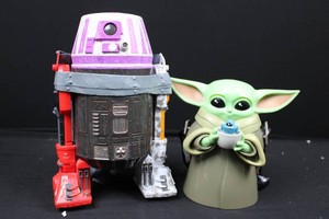 Star Wars R2-D2Popcorn Bucket  & Grogu Sippy Cup (Lot of 2)
