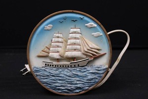 Nautical Sailing Ship Wall Lamp - 7 in