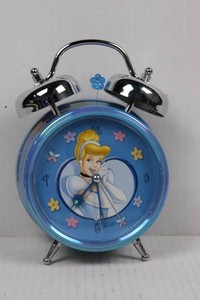 Disney Parks Cinderella Twin-Bell Alarm Clock