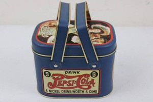 Vintage 1988 Pepsi-Cola Metal Lunchbox Tin