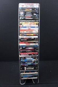 DVD Movie Collection With Storage Rack