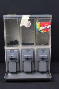 Multivend 3-Head Candy Vending Machine With Stand