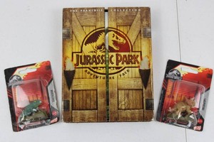 Jurassic Park Figures, Adventure Pack Case & 3 Dvds Mixed Lot