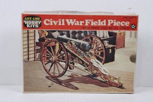 Vintage Life-Like Hobby Kits Civil War Field Piece 09694