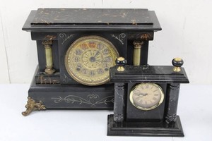 Vintage Seth Thomas Mantel Clock & Quartz Clock Mixed Lot