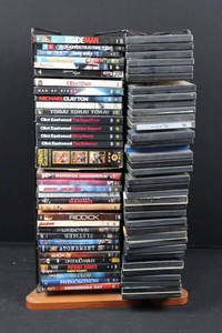 DVD & Blu-ray Movie Collection With Media Rack