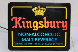 Kingsbury Mini Neo Neon 04057 Malt Beverage Sign 13.5 in