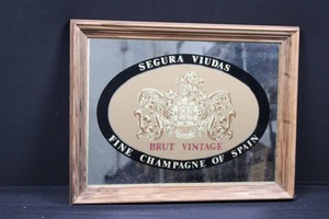 Segura Viudas Brut Vintage Framed Champagne Display 17.5L