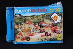Vintage Fischertechnik Basic Set 30 Construction Kit