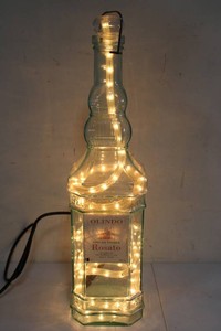 Olindo Rosato 5L Italian Wine Bottle Lamp 23H