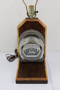 Vintage Westinghouse Electric Meter Table Lamp (not tested)